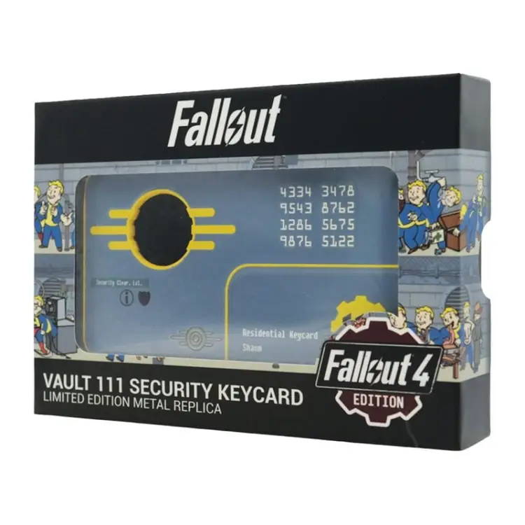 Fanattik - FALLOUT 4 - Vault 111 Security Keycard - Replica Limited Edition