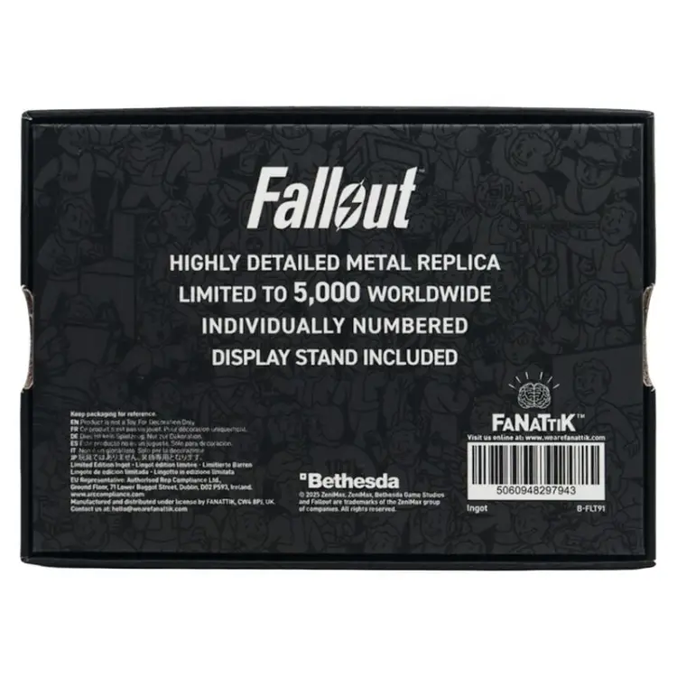 Fanattik - FALLOUT 4 - Vault 111 Security Keycard - Replica Limited Edition