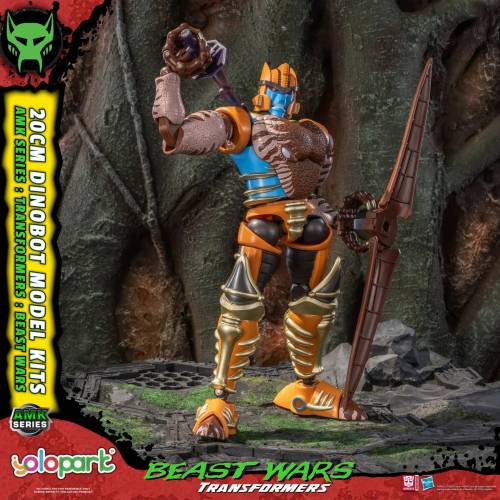 Yolopark - TRANSFORMERS BEAST WARS - Dinobot - Model Kit AMK 20cm