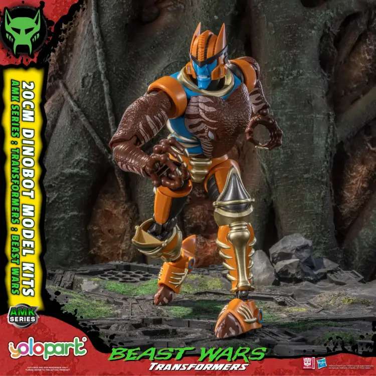 Yolopark - TRANSFORMERS BEAST WARS - Dinobot - Model Kit AMK 20cm