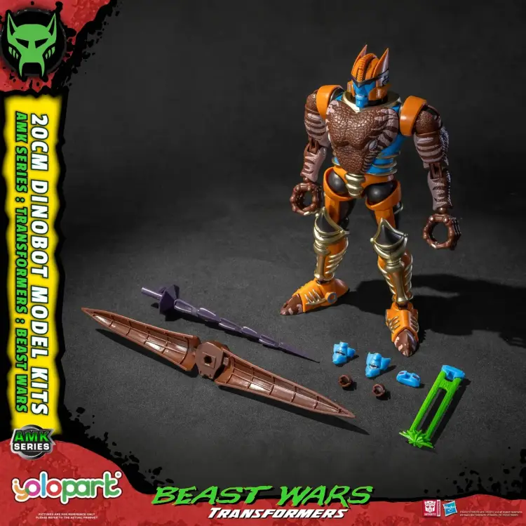 Yolopark - TRANSFORMERS BEAST WARS - Dinobot - Model Kit AMK 20cm