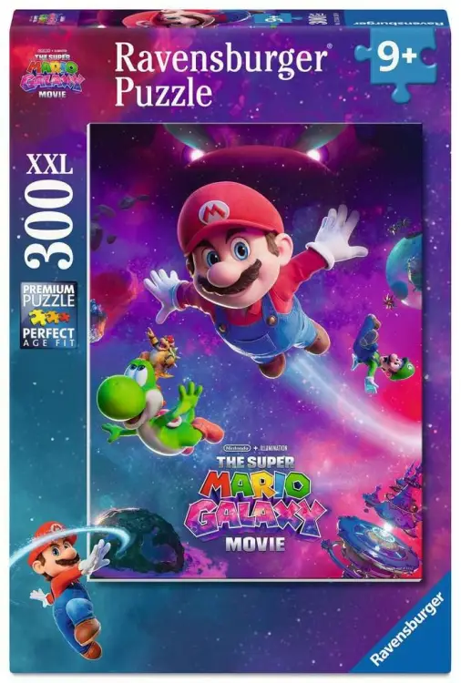Ravensburger - SUPER MARIO GALAXY MOVIE - The new adventures - Puzzle 300P XXL