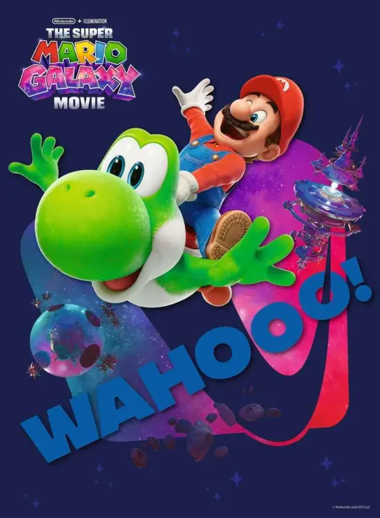 Ravensburger - SUPER MARIO GALAXY MOVIE - The power of Super Mario - Puzzle 150P XXL