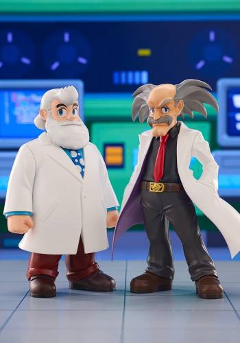 Kotobukiya - MEGA MAN - Dr. Willy & Dr. Light - Statue Oshi Works 22cm