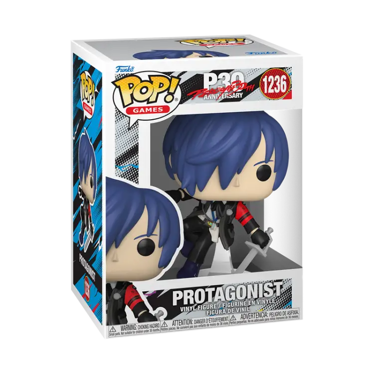 Funko - PERSONA 3 - POP Games N° 1236 - Male Protagonist