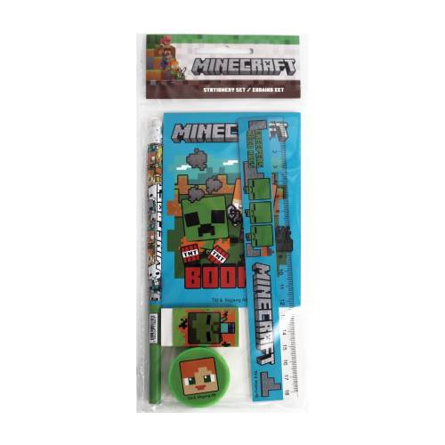 Vamos - MINECRAFT - Stationery Set - 5pc.