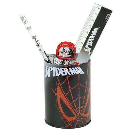 Vamos - SPIDER-MAN - Stationery Set + Pencil Pot - 7pc.