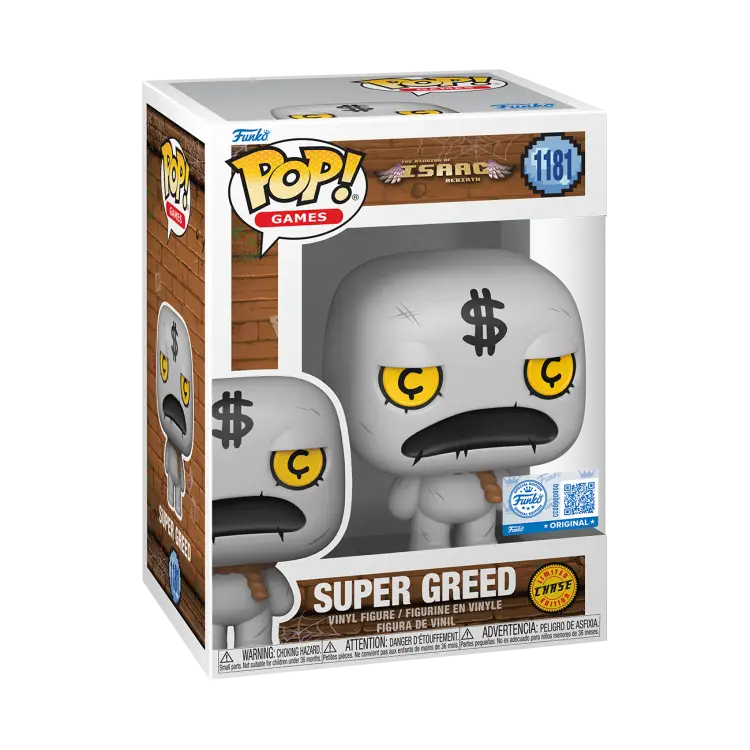 Funko POP! [The Binding of Isaac Rebirth] chase Super Greed #1181