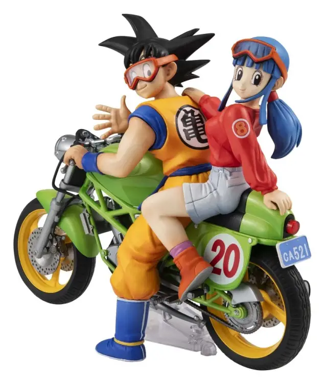 Megahouse - DRAGON BALL Z - Son Goku & Chichi - Statue Desktop Real McCoy 15cm