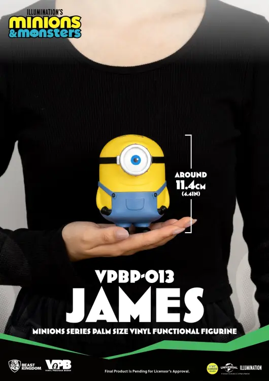 Beast Kingdom - MINIONS - James - Bank Vinyl Figure 11.4cm