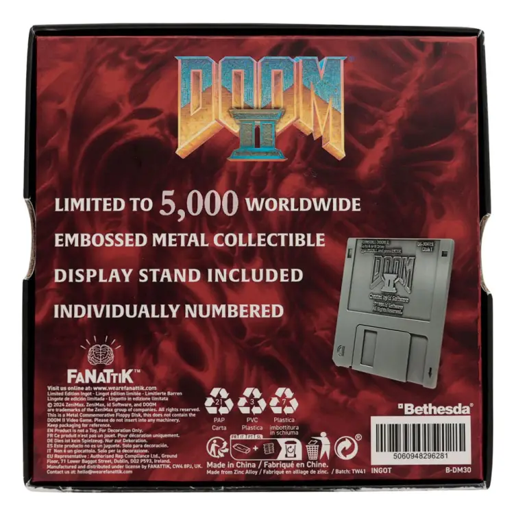 Doom 2 Replika Arena Floppy Disk Dyskietka - Limitowana edycja 5000sztuk