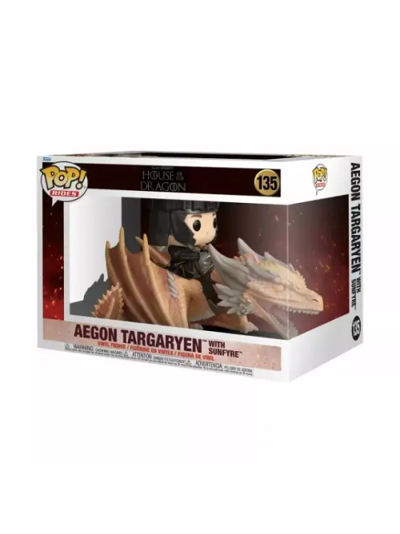 Funko POP! Rides: House of the Dragon - Aegon Targaryen With Sunfyre