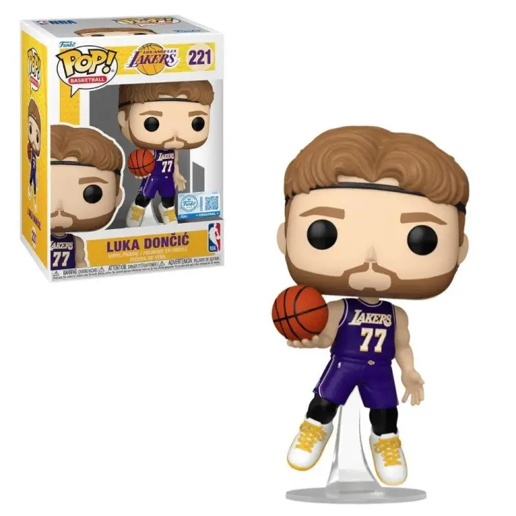 Funko POP! NBA: Los Angeles Lakers (2025 Statement Edition Uniform) - Luka Doncic #221 (Exclusive)
