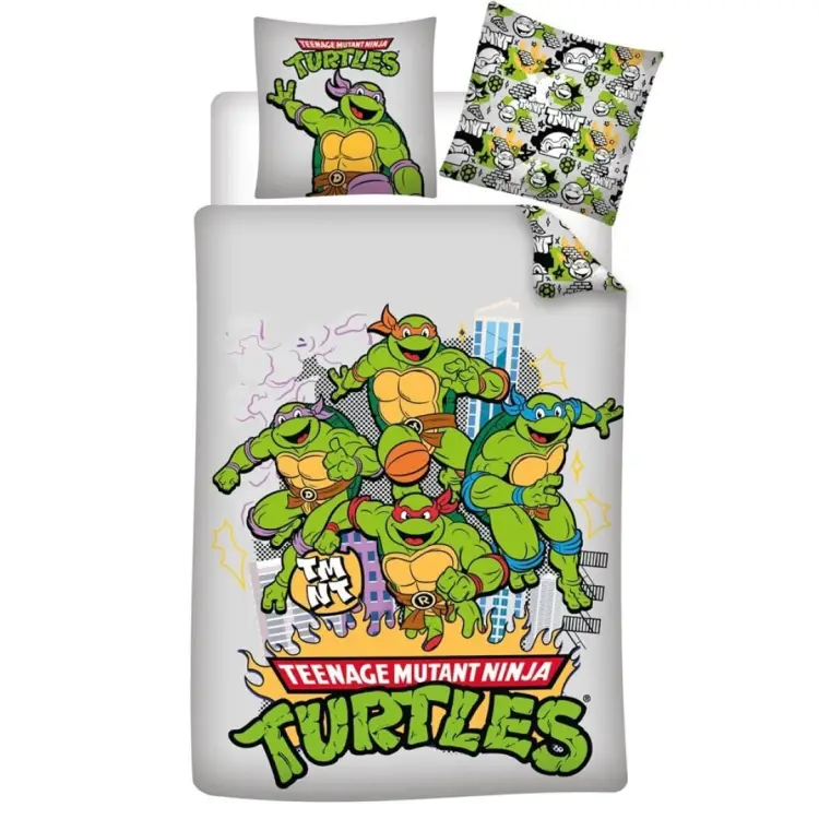 AyMax - TEENAGE MUTANT NINJA TURTLES - Duvet Cover 140x200cm + 65x65cm