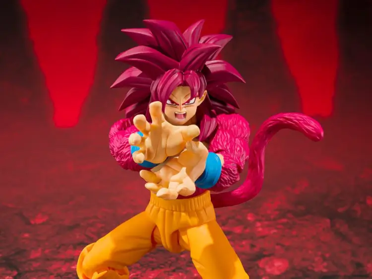 Bandai Tamashii Nations - DRAGON BALL DAIMA - Goku Super Saiyan 4 - Figure S.H. Figuarts 14.5cm