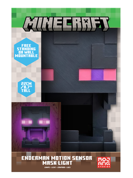 Paladone - MINECRAFT - Enderman - Mask Light Motion Sensor