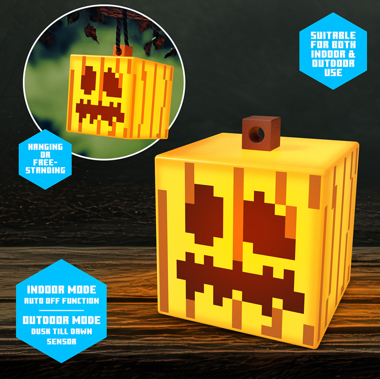 Paladone - MINECRAFT - Jack O Lantern Pumpkin - Lantern 25cm