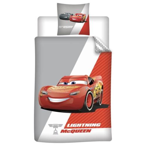 AyMax - CARS - Lightning McQueen - Duvet Cover 140x200cm + 65x65cm