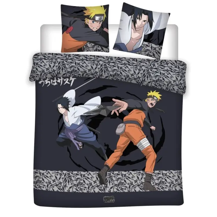 AyMax - NARUTO - Naruto & Sasuke - Duvet Cover 240x220cm + 2x65x65cm