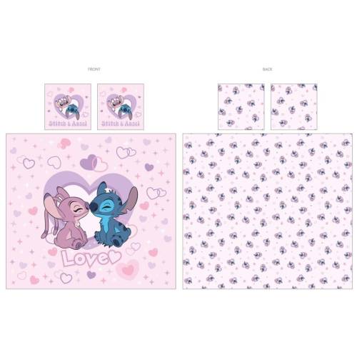 AyMax - LILO & STITCH - Love - Duvet Cover 240x220cm + 2x65x65cm