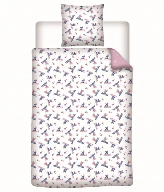 AyMax - LILO & STITCH - Angel Stitch - Duvet Cover 140x200cm + 65x65cm