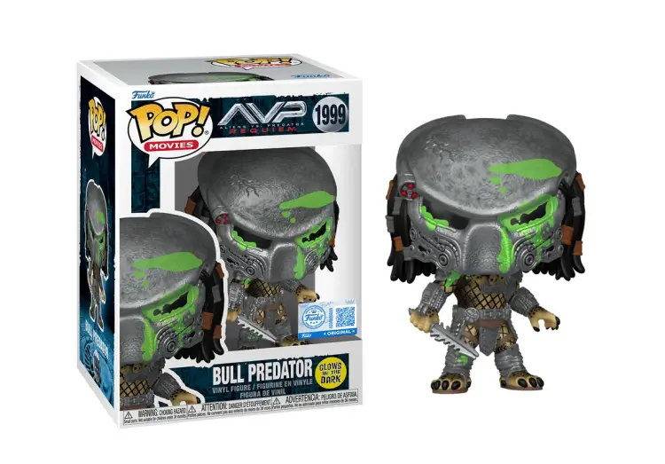 Funko POP! PREDATOR - Bull Predator #1999 GITD