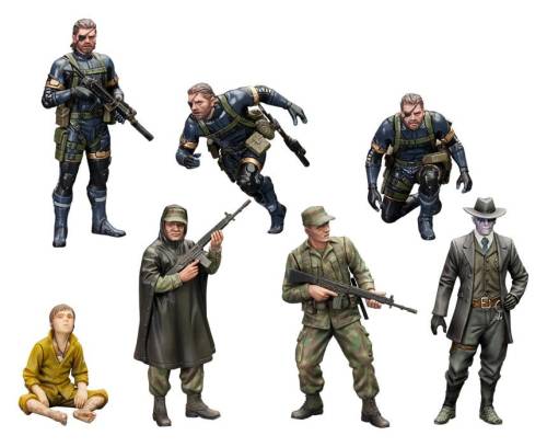 Kotobukiya Metal Gear Solid V - Zestaw Ground Zeros - Model Plastikowy 1/35