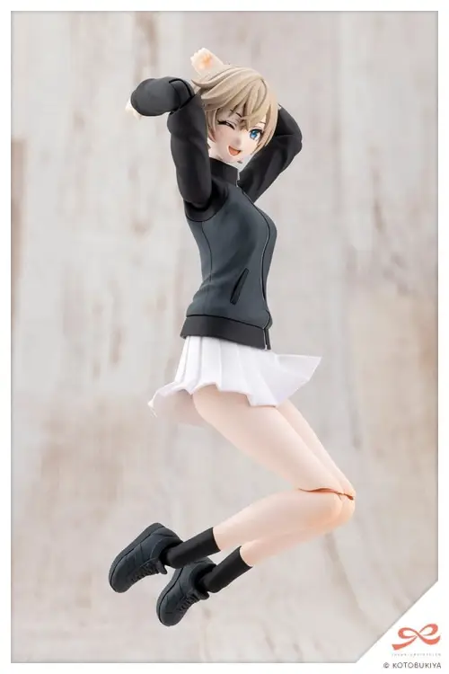 Kotobukiya Touhou Project - Rui Saotome - Sousai Shojo Teien Plastic Model Kit High School Tracksuit Dreaming Style Midnight Onyx 1/10