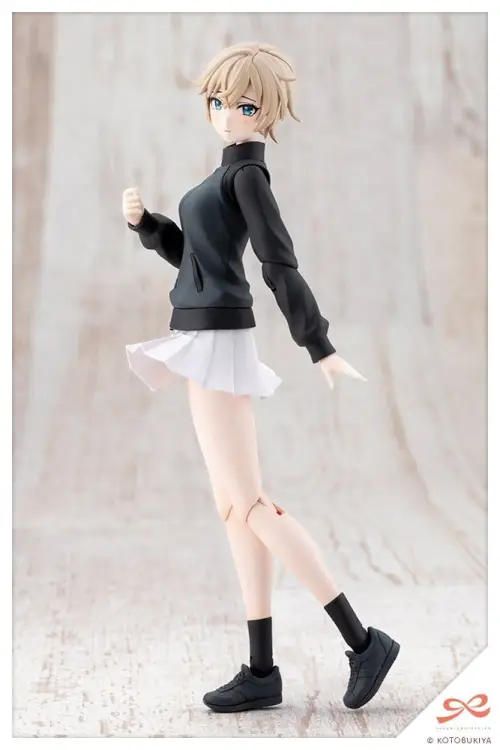 Kotobukiya Touhou Project - Rui Saotome - Sousai Shojo Teien Plastic Model Kit High School Tracksuit Dreaming Style Midnight Onyx 1/10