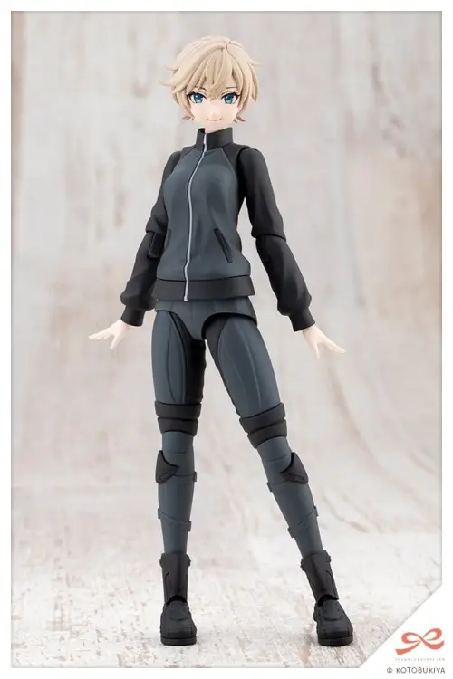 Kotobukiya Touhou Project - Rui Saotome - Sousai Shojo Teien Plastic Model Kit High School Tracksuit Dreaming Style Midnight Onyx 1/10