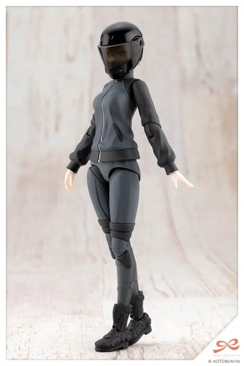 Kotobukiya Touhou Project - Rui Saotome - Sousai Shojo Teien Plastic Model Kit High School Tracksuit Dreaming Style Midnight Onyx 1/10
