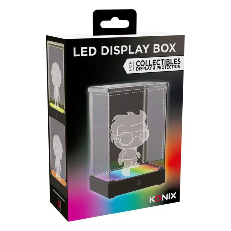 Podświetlany akrylowy protektor (usb c) LED RGB