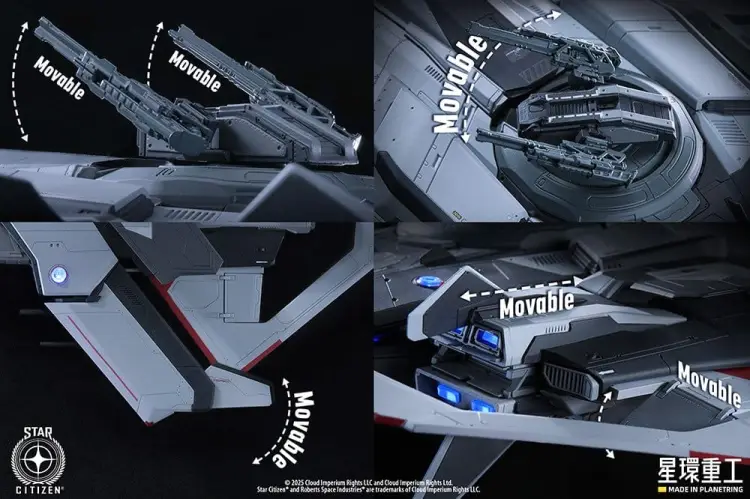 Kotobukiya Star Citizen - Anvil F8C Lightning - Gotowy Model Plastikowy 1/100 25 cm