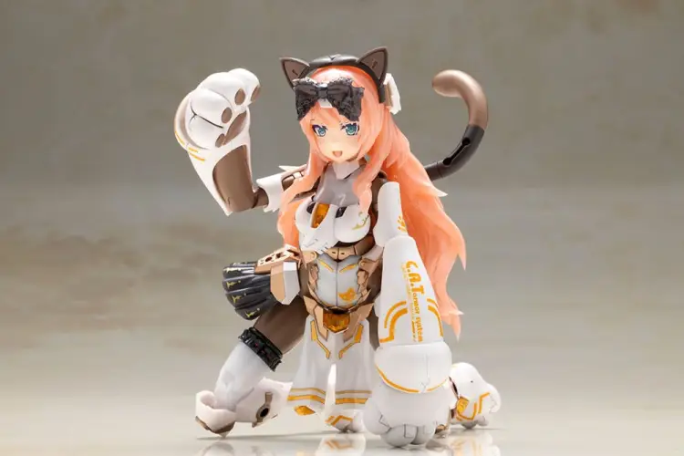 Kotobukiya Frame Arms Girl - Durga - Plastic Model Kit Calico Cat Armor Ver. 16 cm