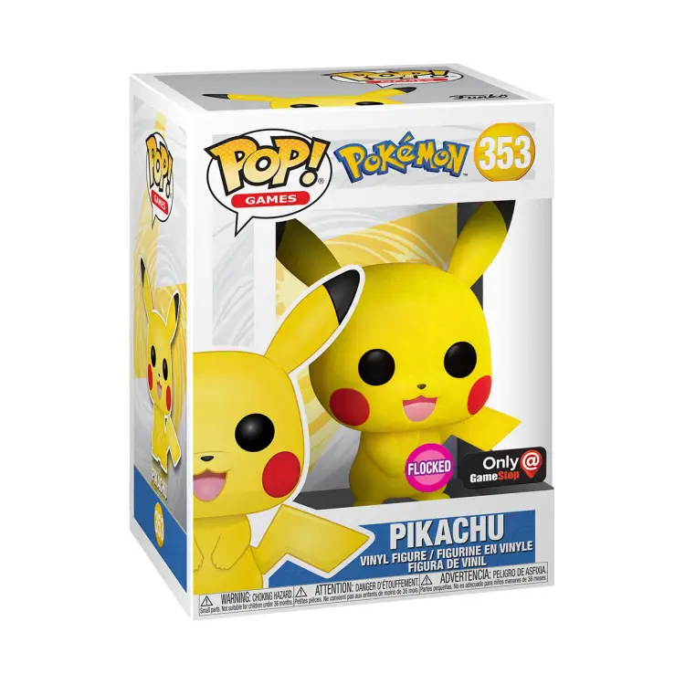Funko POP! Pokemon - Pikachu (Flocked) - GameStop (Exclusive) #353