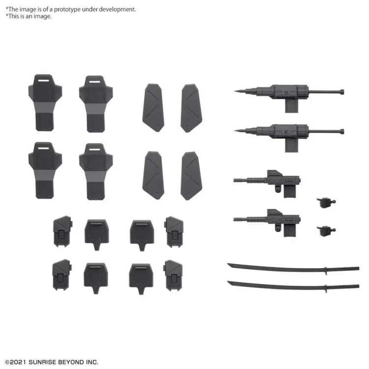 Bandai - gundam Zestaw broni - Weapon Set 5 for Amain Warrior 1/72