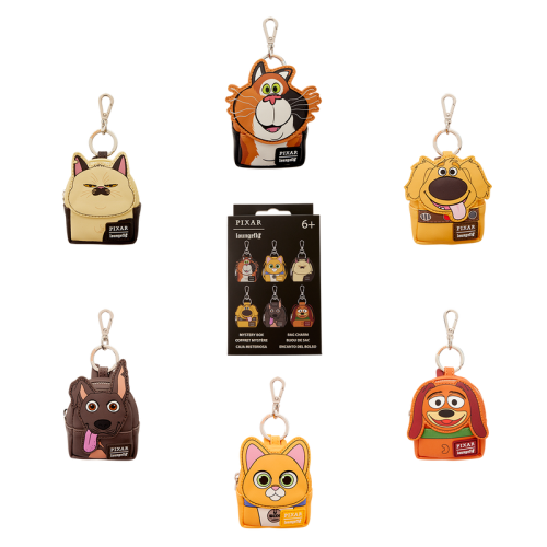 Loungefly - PIXAR - Dogs And Cats - Mini Backpack Bag Charm Loungefly Mystery Box