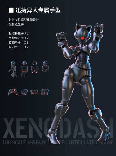 SHEIK MAINLAND - Xenodash (Black) - Model Kit 1/18