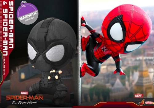 Hot Toys - SPIDERMAN - Cosbaby - Wave 2 - Spider-Man & Spider-Man Stealth Suit