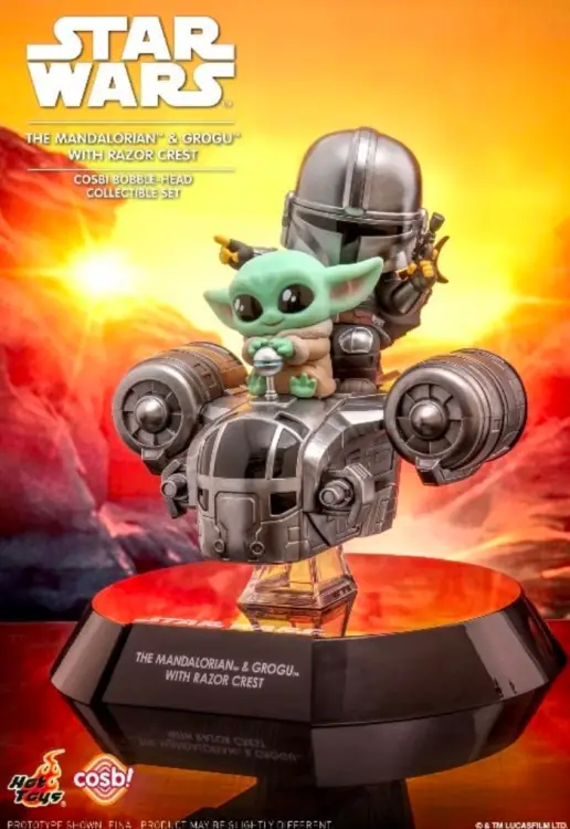 Hot Toys - STAR WARS - Cosbaby - Wave 2 - Mandalorian & the Child with Razor
