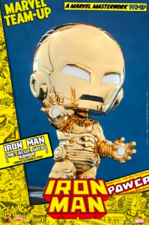 Hot Toys - MARVEL - Cosbaby - Wave 2 - Iron Man Metallicv Gold Armor