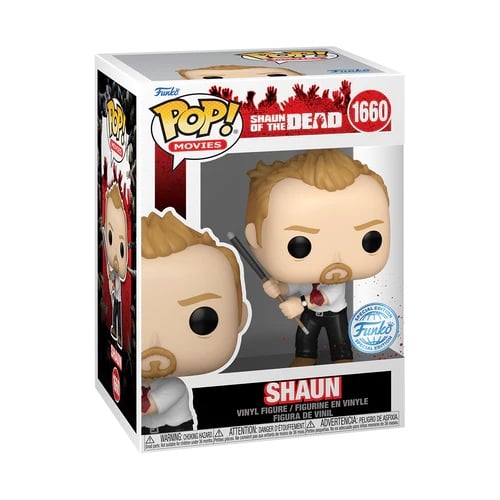 Funko - SHAUN OF THE DEAD - POP Movies N° 1660 - Shaun with Chase (BD)