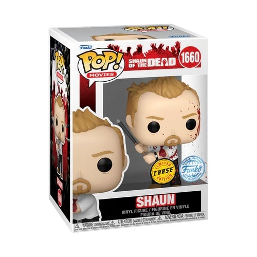 Funko - SHAUN OF THE DEAD - POP Movies N° 1660 - Shaun with Chase (BD)