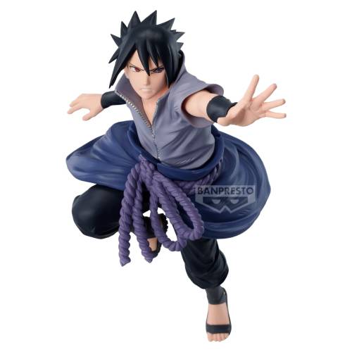 Banpresto - NARUTO SHIPPUDEN - Sasuke Uchiha - Figure Vibration Stars 14cm