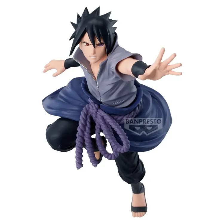 Banpresto - NARUTO SHIPPUDEN - Sasuke Uchiha - Figure Vibration Stars 14cm
