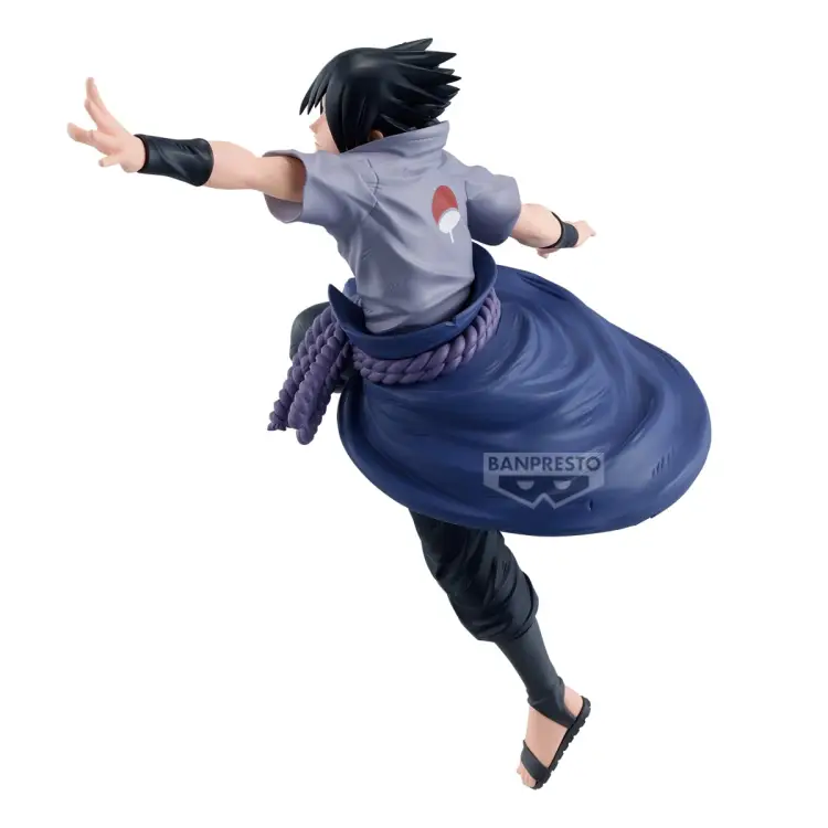 Banpresto - NARUTO SHIPPUDEN - Sasuke Uchiha - Figure Vibration Stars 14cm