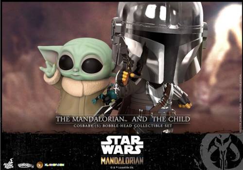 Hot Toys - STAR WARS - Cosbaby - Wave 5 - Mandalorian & the Child Set