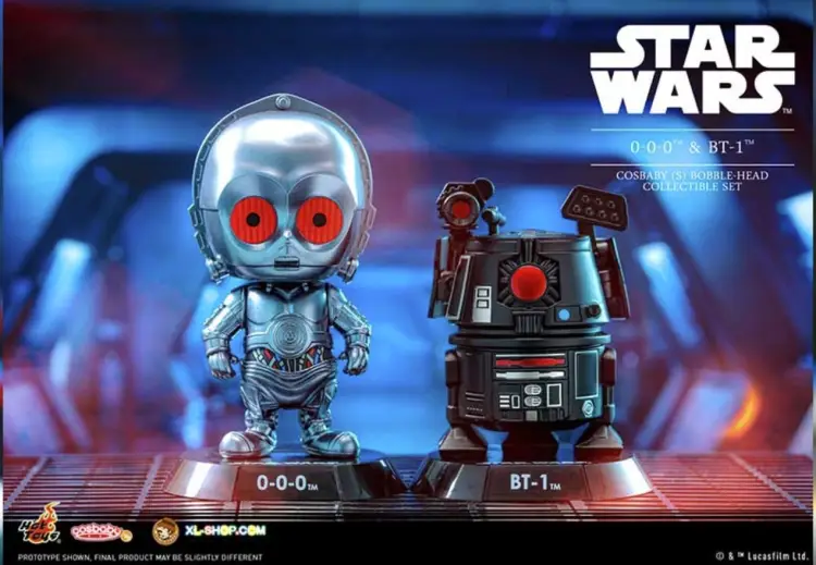 Hot Toys - STAR WARS - Cosbaby - Wave 4 - 0-0-0 & BT-1 Set