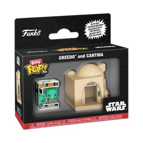 Funko - STAR WARS - Bitty Pop Town - Cantina with Greedo