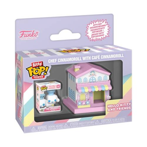 Funko - SANRIO - Bitty Pop Town - Cafe Cinnamoroll with Cinnamoroll